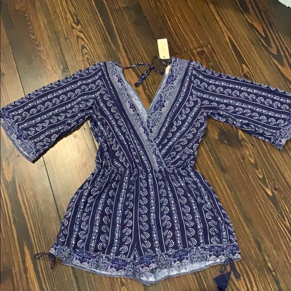 Blue romper
